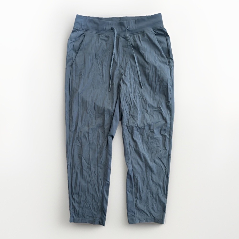 Lululemon Men's Gray Athletic Jogger Pants Size S Stretch Drawstring